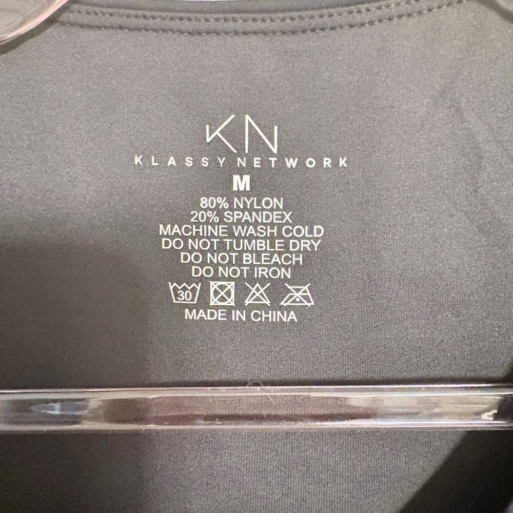 Klassy Network Black Short Sleeve Top - Picture 2 of 3